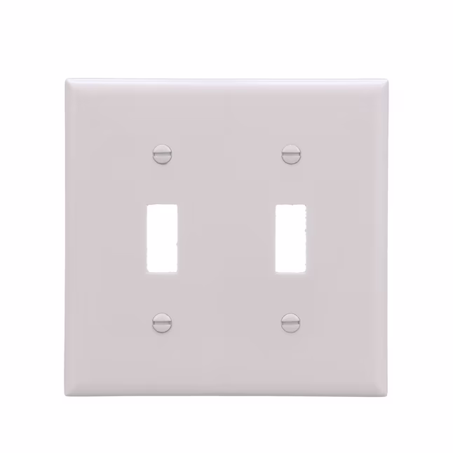 2 GANG TOGGLE SWITCH COVER EATON