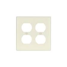 DOUBLE DUPLEX PLASTIC PLUG COVER EATON