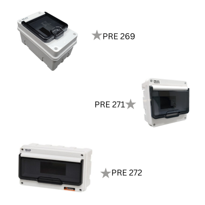DINRAIL BREAKER ENCLOSURE PRE 269