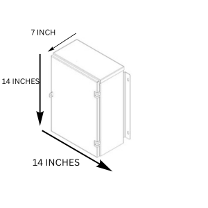 14 X 14 X 7 W/PROOF